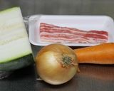 冬瓜と豚バラのスープ作り方1写真