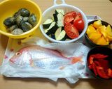 夏野菜のアクアパッツァ作り方1写真