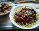 夏！スタミナ☆トマトとナスの冷製パスタ作り方10写真