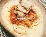 豚しゃぶキムチもやしのごま風味そうめん作り方6写真