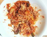 豚しゃぶキムチもやしのごま風味そうめん作り方4写真