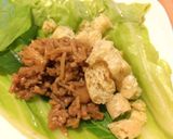 えのき肉味噌とサクサク揚げのキャベツ包み作り方7写真