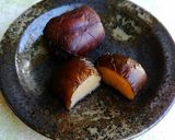 ❁夏のひとときに～赤じそ大葉の餡包み❁作り方14写真