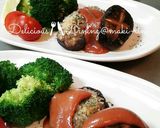 椎茸の肉詰め★作り方7写真