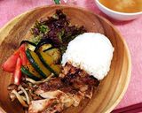 鶏ムネ肉のおろし玉葱ソテープレート作り方7写真