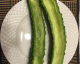 材料2つ、ゴーヤとショウガの１０分炒め煮作り方1写真