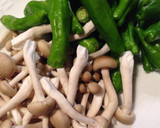 ししとうの中華風そぼろ煮込み作り方1写真