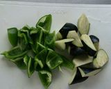 レンジで簡単☆茄子とピーマンの煮浸し。作り方1写真
