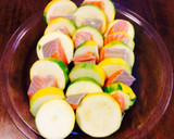 簡単♡ズッキーニと鮭の味噌マヨ焼き作り方3写真