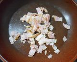 ジャガイモとベーコンのトマトクリーム炒め作り方2写真