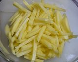 簡単！ポテト＆ステーキのわさび醬油炒め作り方1写真