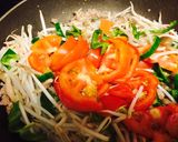 ☆さっぱりすし酢のガッツリ焼きうどん☆作り方3写真
