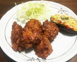 唐揚げ(ニンニク醤油蜂蜜風味ソースで)作り方11写真