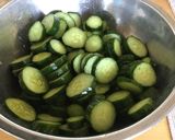 夏の常備菜☆サラダ風きゅうりのピクルス作り方1写真
