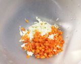 離乳食＊野菜も食べれるゆでたまごのおやき作り方2写真