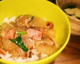 ★冬瓜＆ベーコン＆ニラの簡単丼ぶり★作り方4写真