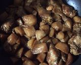 ウマすぎ！鶏手羽元とジャガイモの甘辛煮作り方12写真