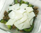 ごはんが進む★ゴーヤのカレー焼チーズ！作り方4写真