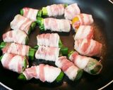 トマト・オクラの豚肉ロール&トマトソース作り方3写真