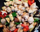 簡単!鶏肉と季節野菜の甘酢あんかけ作り方5写真