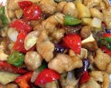 簡単!鶏肉と季節野菜の甘酢あんかけ作り方7写真