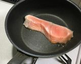 鮭と水菜の柚子胡椒ペペロンチーノ作り方5写真