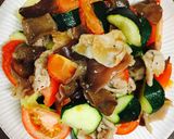 豚肉ズッキーニトマトの中華炒め❤️作り方6写真