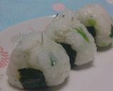 離乳食後期〜　しらすとねぎのおにぎり作り方2写真