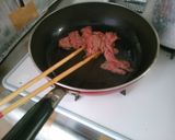 簡単♪ 牛肉と いんげんの 甘辛炒め作り方3写真