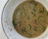 いりこと梅干しの冷汁 たっぷり薬味作り方3写真