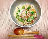 納豆オクラの和風うどん作り方4写真
