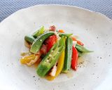レンジで野菜を手軽に！オクラのバター醤油作り方6写真