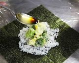 野菜がいっぱい！かき揚げおにぎらず作り方8写真