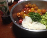 超楽チン！枝豆とトマトのみぞれ和え作り方5写真