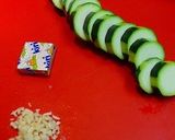 ✿ズッキーニの海老サンド✿作り方1写真