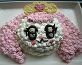 簡単☆プリキュア☆パフのバースデーケーキ作り方10写真
