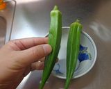 最速のレンジで伝説の剣（オクラソード）作り方1写真