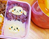 ２色のひつじさん キャラ弁作り方3写真