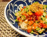 ☆免疫力UPオクラトマトのツナタマ素麺☆作り方4写真
