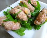 粗びき肉と厚揚げ☆ふわふわハンバーグ作り方6写真