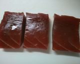 簡単 マグロステーキ おろしポン酢ソース作り方3写真