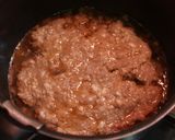 肉味噌十穀ご飯の和風だしスープがけ作り方4写真