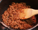 肉味噌十穀ご飯の和風だしスープがけ作り方6写真