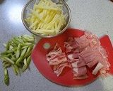 豚肉とじゃがいものポン酢炒め作り方2写真