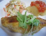 ☆減塩☆シイラのカレームニエル♪作り方6写真