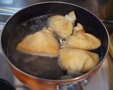 おでんダネ・煮物に☆トマ玉巾着！作り方6写真
