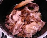 ウサギ肉とキノコの白ワイン煮込み作り方5写真