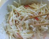 簡単 カニカマ＆大根のおいしいサラダ作り方3写真