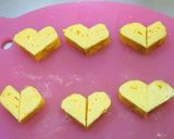 【弁当おかず】ハートの卵焼き♡作り方4写真