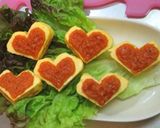 【弁当おかず】ハートの卵焼き♡作り方6写真